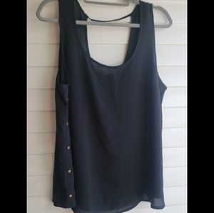 Torrid flowy black studded top